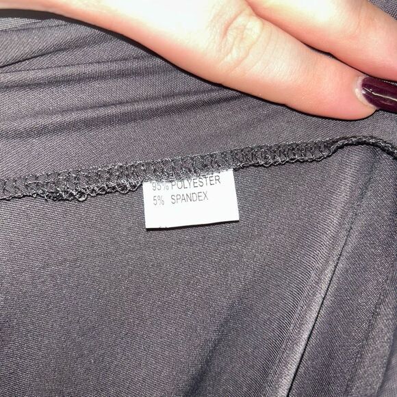 NWT Choies Gray Sleeveless Maxi Wrap Long Dress Size S Open Back Cocktail Party - Picture 10 of 11